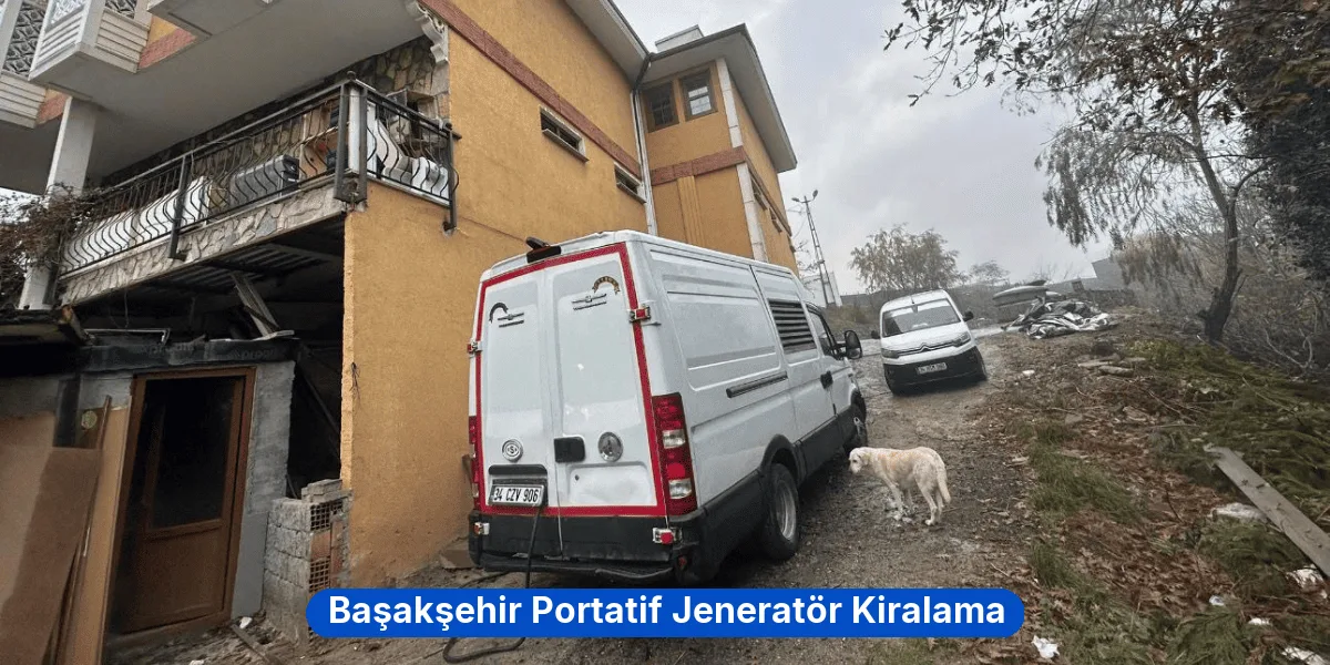 Başakşehir Portatif Jeneratör Kiralama